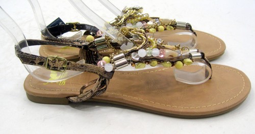 Multicolored beaded sling - multicolored,